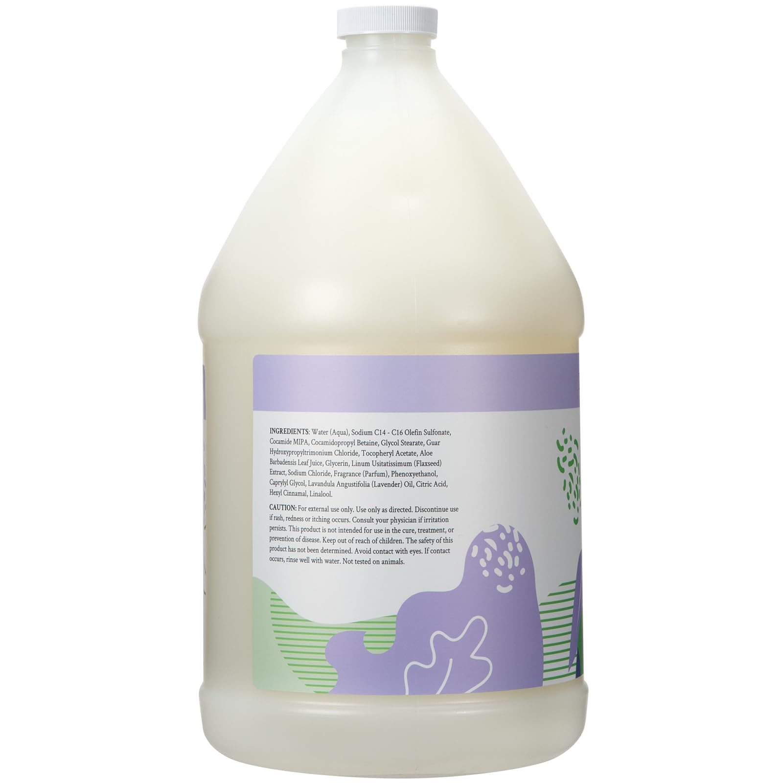 Ginger Lily Farms Botanicals gallon refill jug in a dispenser setup for easy hotel or gym refills.