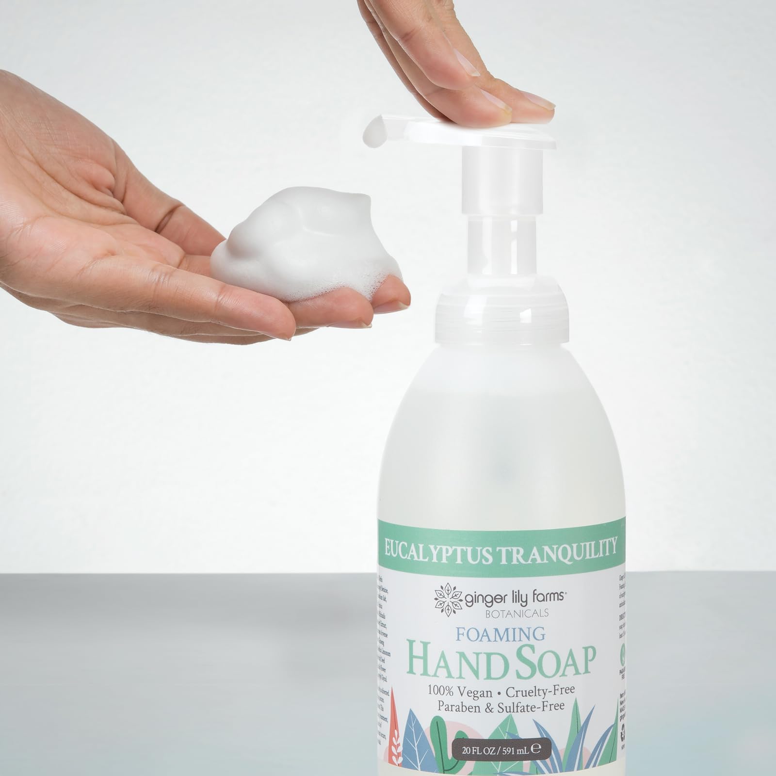 Ginger Lily Farms Botanicals home hygiene routine featuring spa-inspired hand care