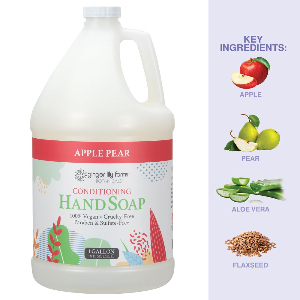 Ginger Lily Farms Botanicals hotel spa-use context shows bulk refilling in facilities