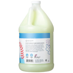Ginger Lily Farms Botanicals Moisturizing Shampoo bottle closeup showing nourishing formula.