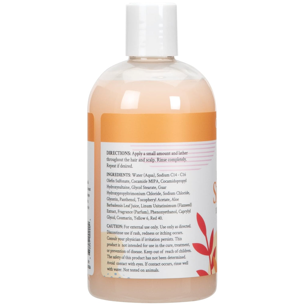 Ginger Lily Farms Coco Mango shampoo flip-top bottle for easy use.