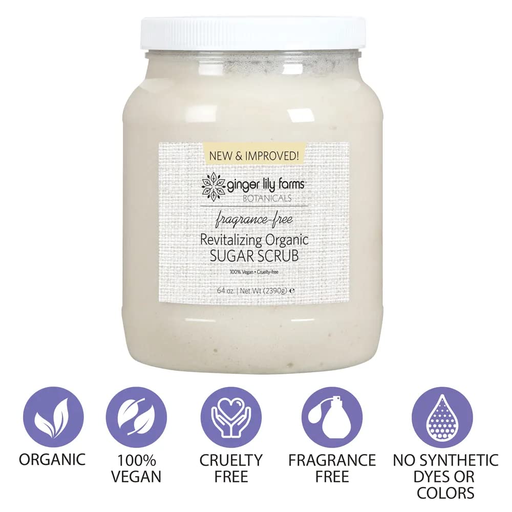 Ginger Lily Farms Botanicals Natural ingredients sugar crystals closeup