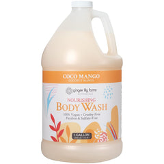 Creamy lather from Ginger Lily Farms Botanicals body wash for smooth skin.