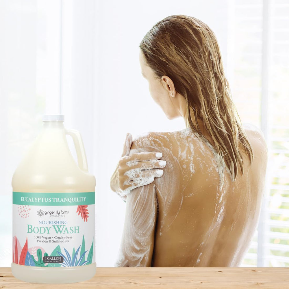 Ginger Lily Farms Botanicals Nourishing Body Wash cruelty-free certification supports ethical care.