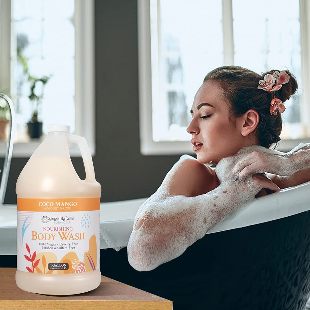 Daily cleansing with natural ingredients leaves skin refreshed.