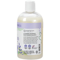 Ginger Lily Farms Botanicals shampoo lather close-up delivering deep hydration.