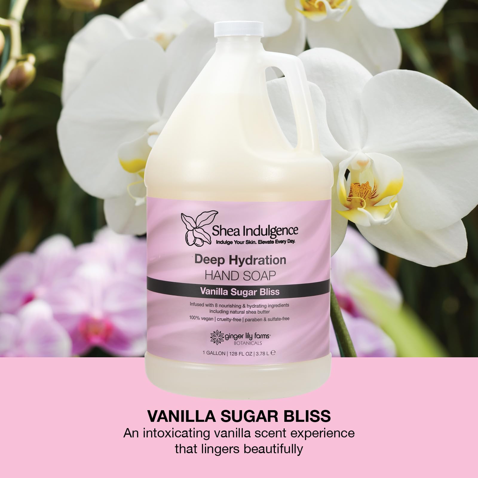 Ginger Lily Farms Botanicals Shea Indulgence creamy foam for rich lather