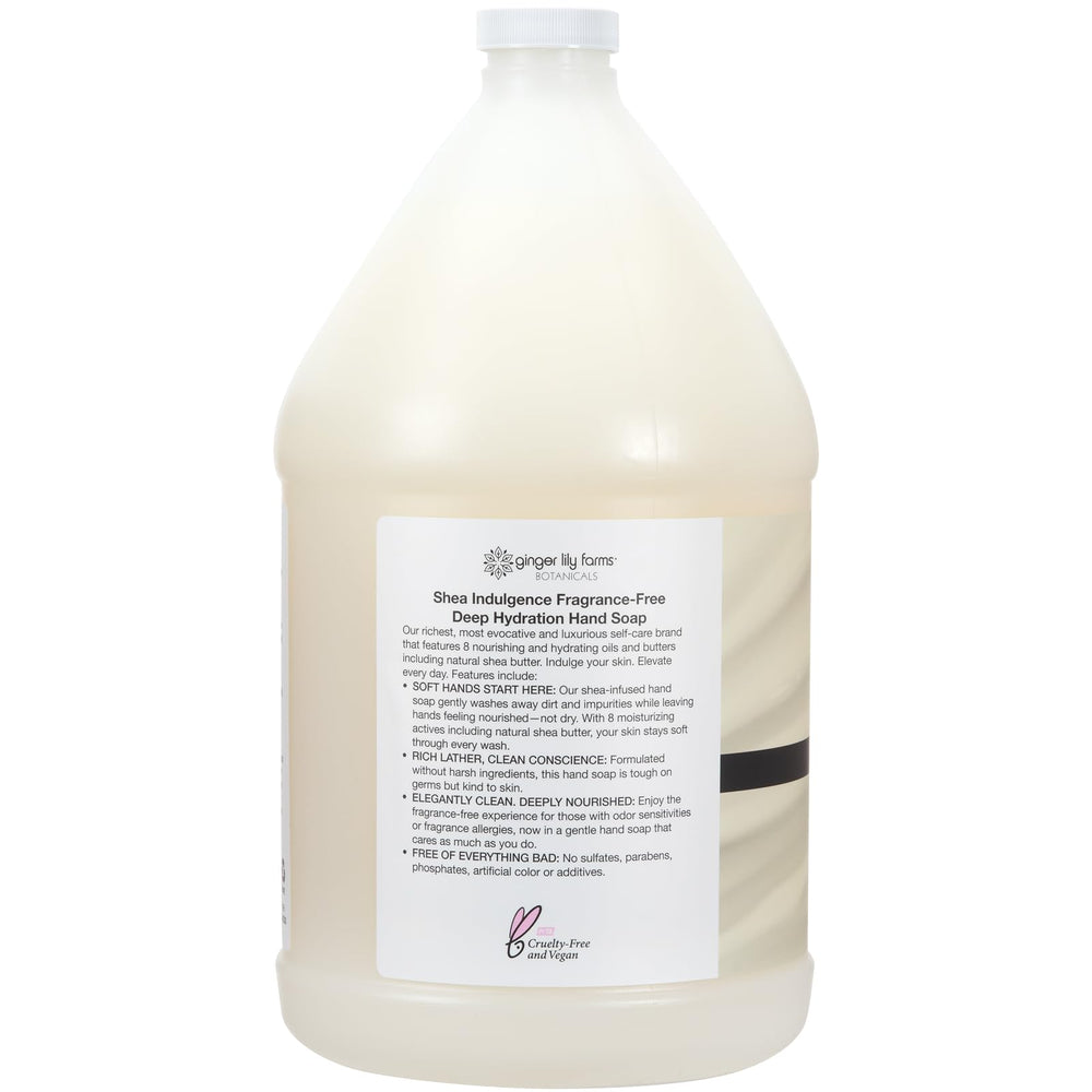 Label close-up showing fragrance-free formula and gentle care