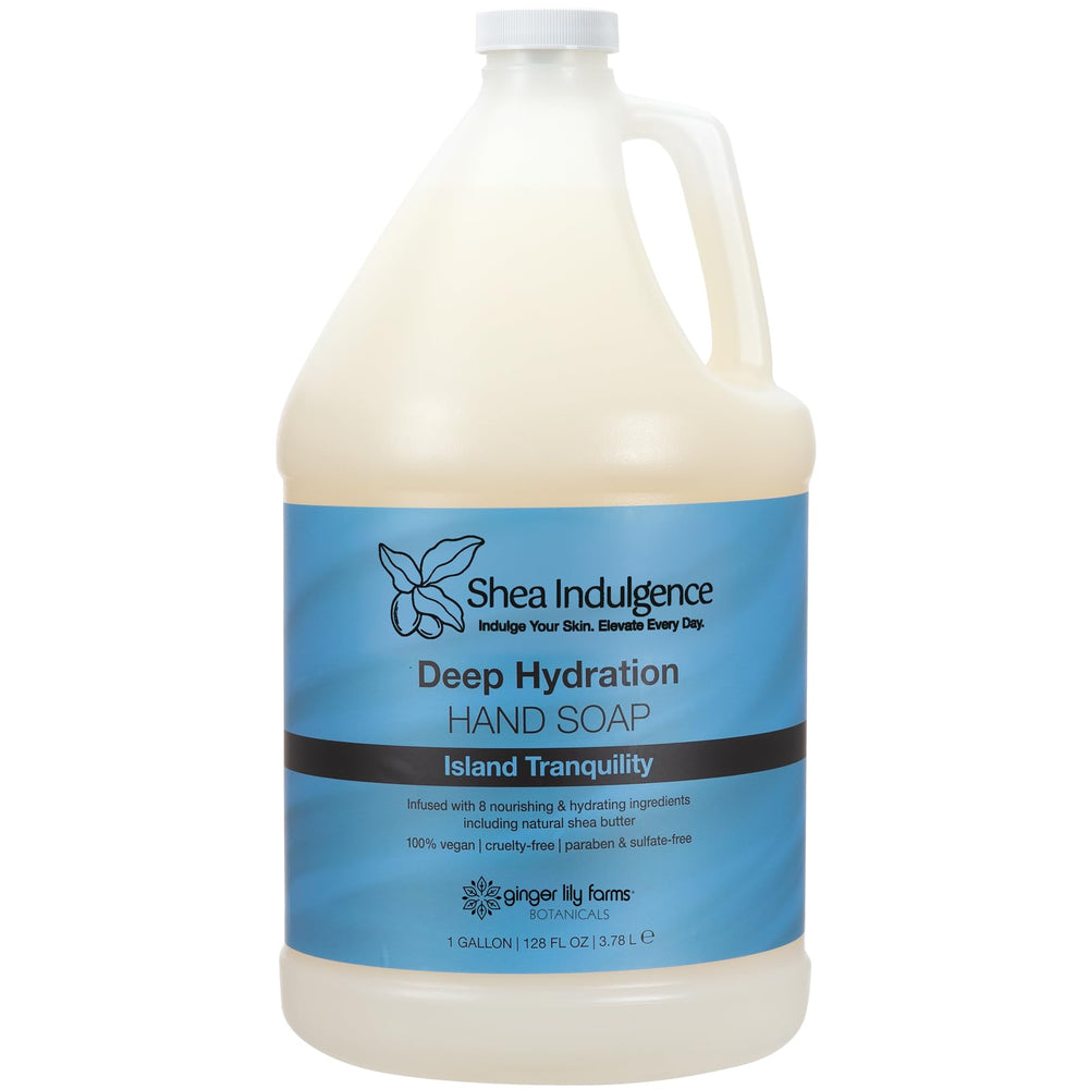 Ginger Lily Farms Botanicals Shea Indulgence refill bottle for eco-friendly refills