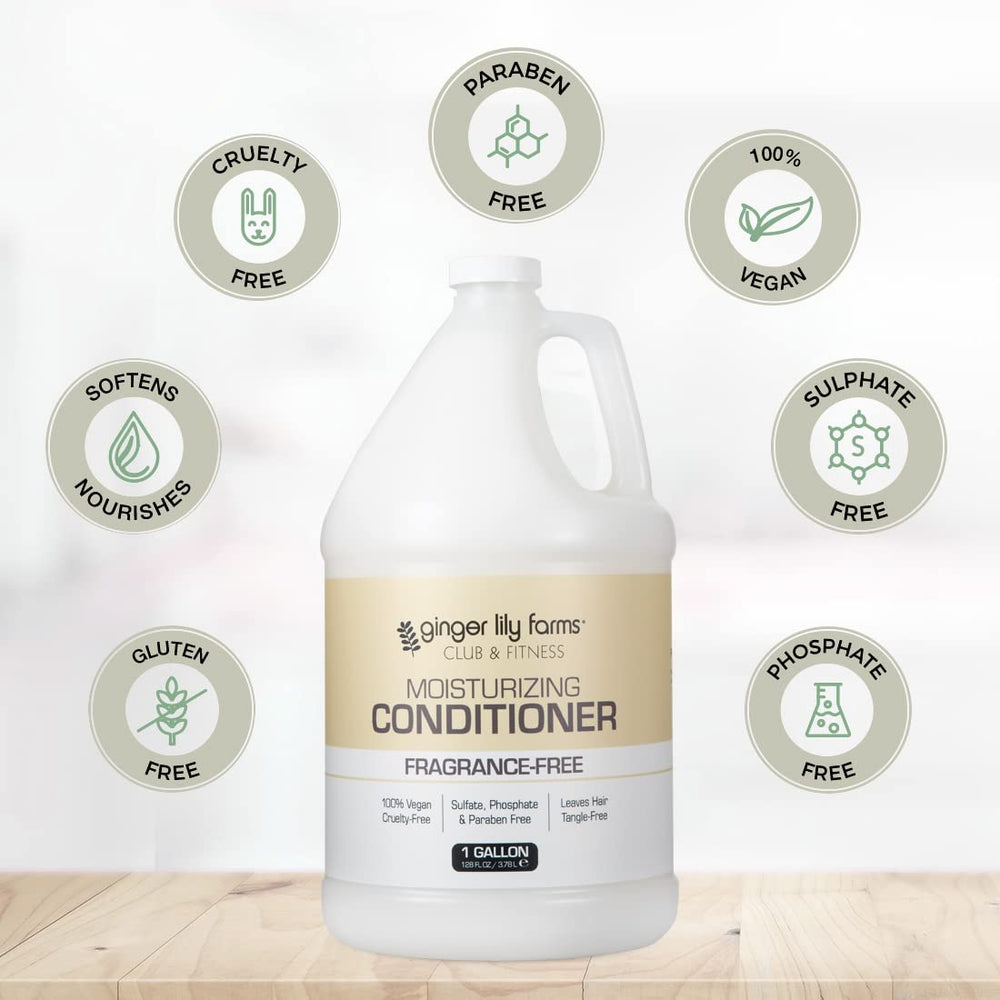 Ginger Lily Farms 1-gallon refill jug for eco-friendly locker rooms