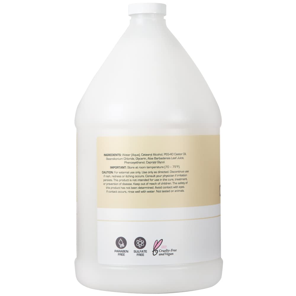 Pour close-up of fragrance-free formula suitable for sensitive skin