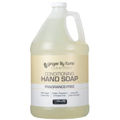 Ginger Lily Farms Club hand soap refill pour for high-use spaces.
