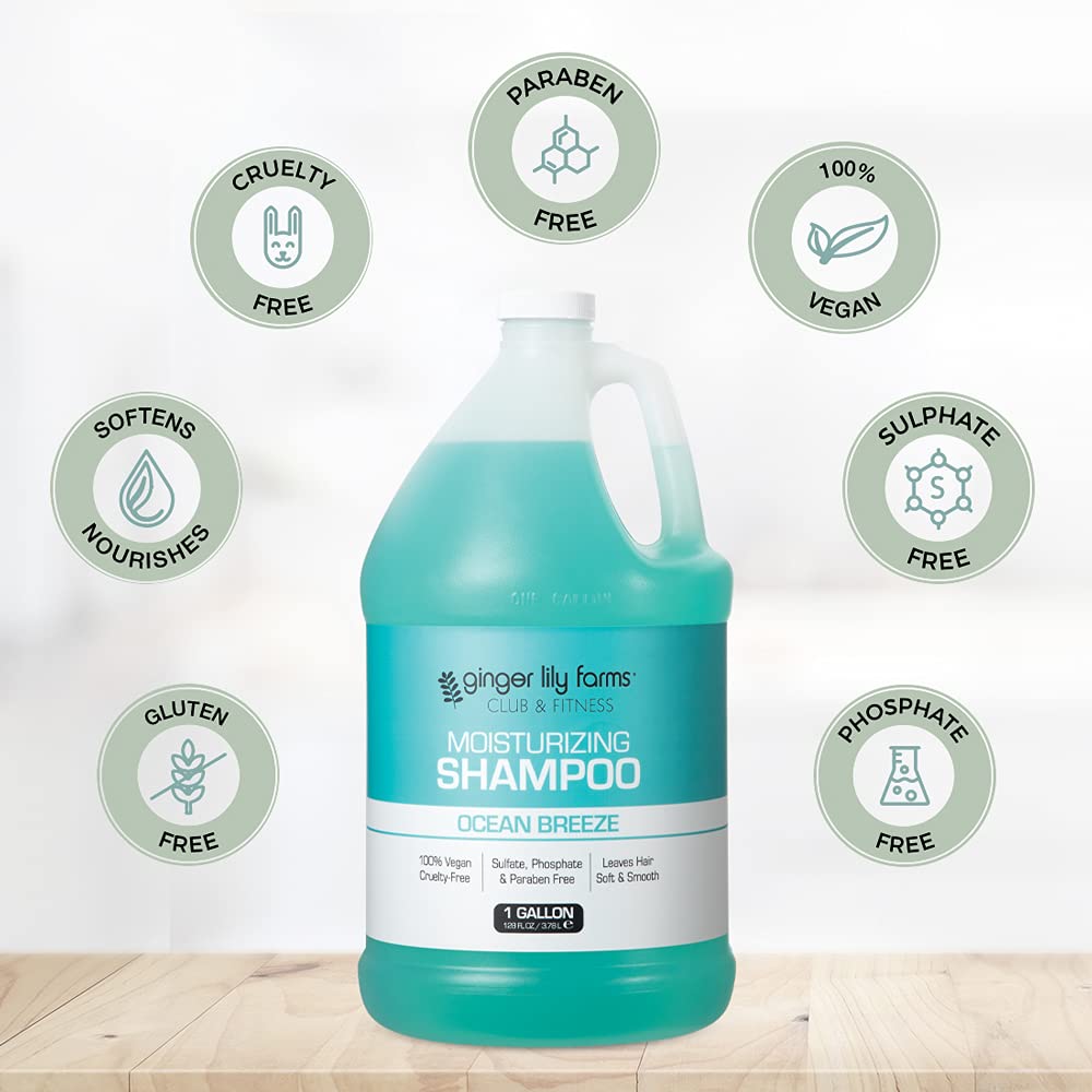 Ginger Lily Farms Club & Fitness cruelty-free logo on label communicates ethical care.