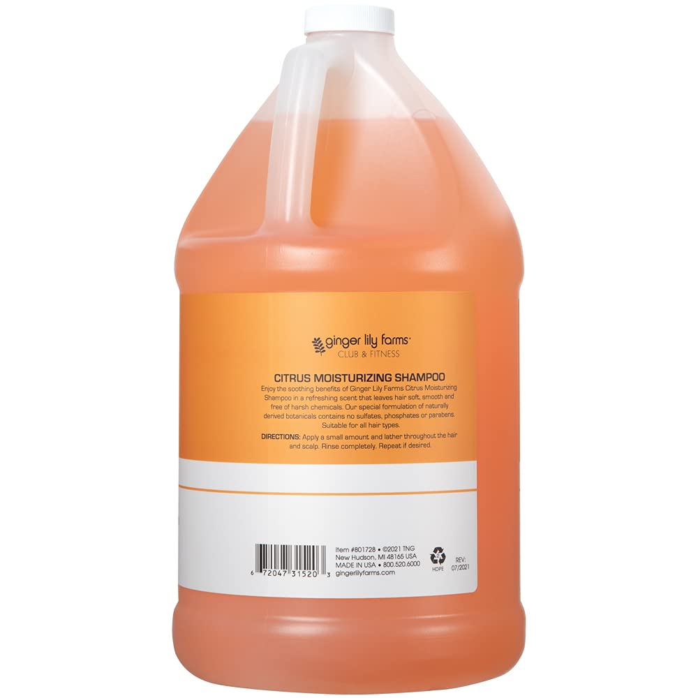 Ginger Lily Farms label close-up confirms vegan and cruelty-free credentials with citrus notes.