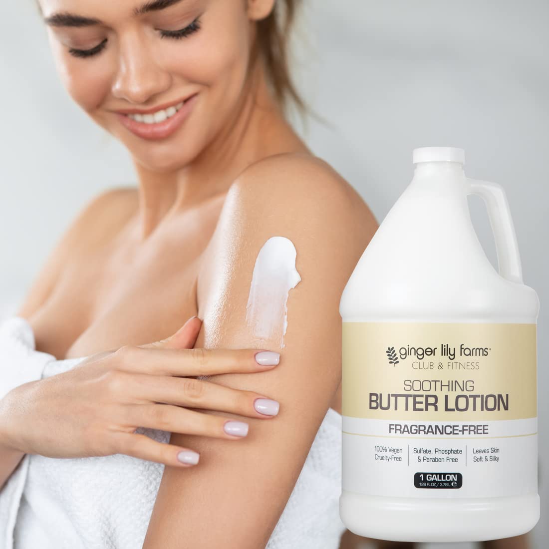 Ginger Lily Farms shea butter and aloe for deep hydration