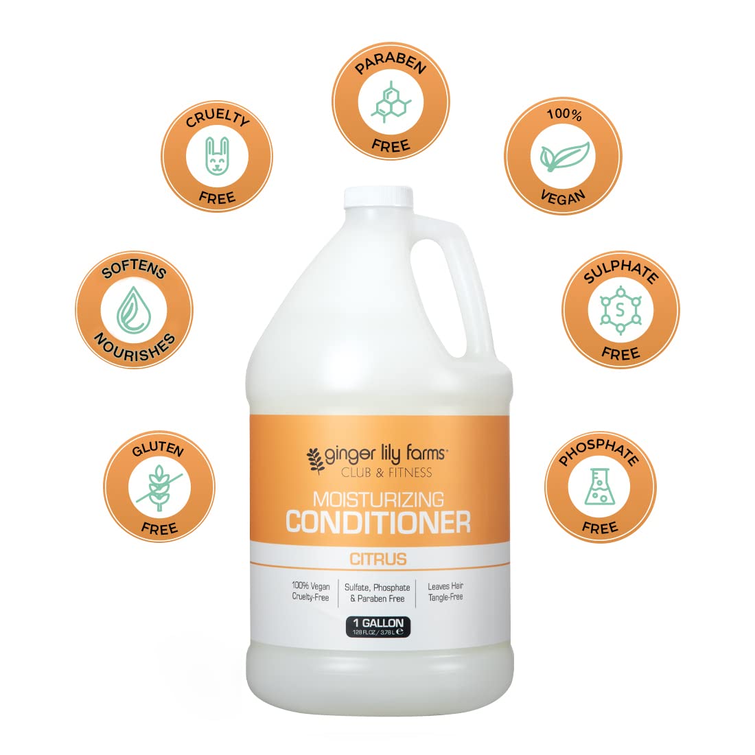 Ginger Lily Farms dispensers ready for gym or spa use in commercial spaces