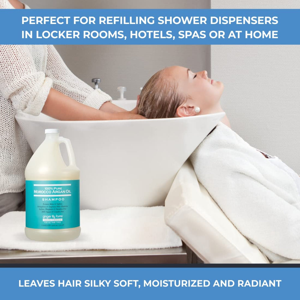 Ginger Lily Farms cruelty-free vegan shampoo symbol emphasizes ethical hair care.