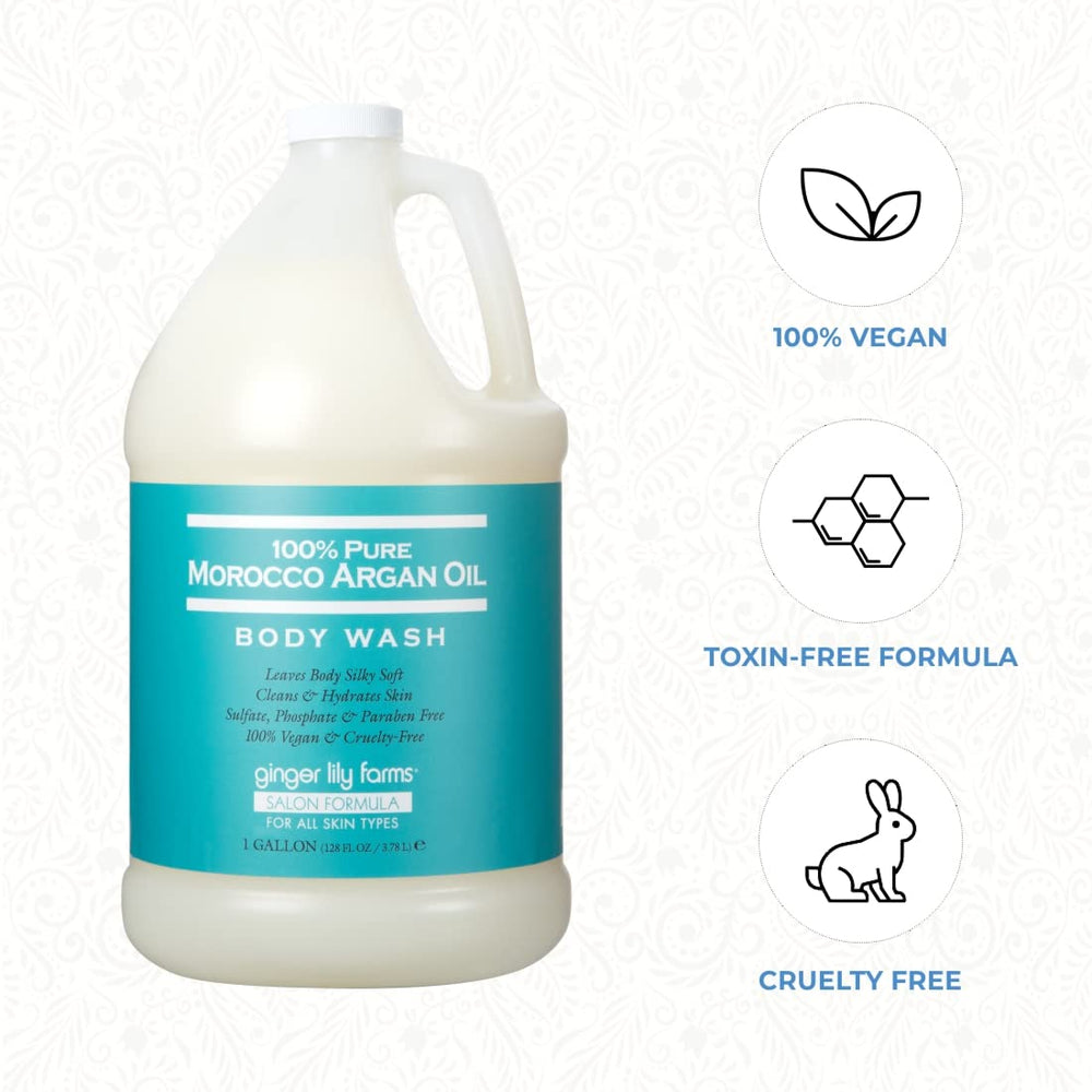 Ginger Lily Farms cruelty-free vegan icon signals ethical care