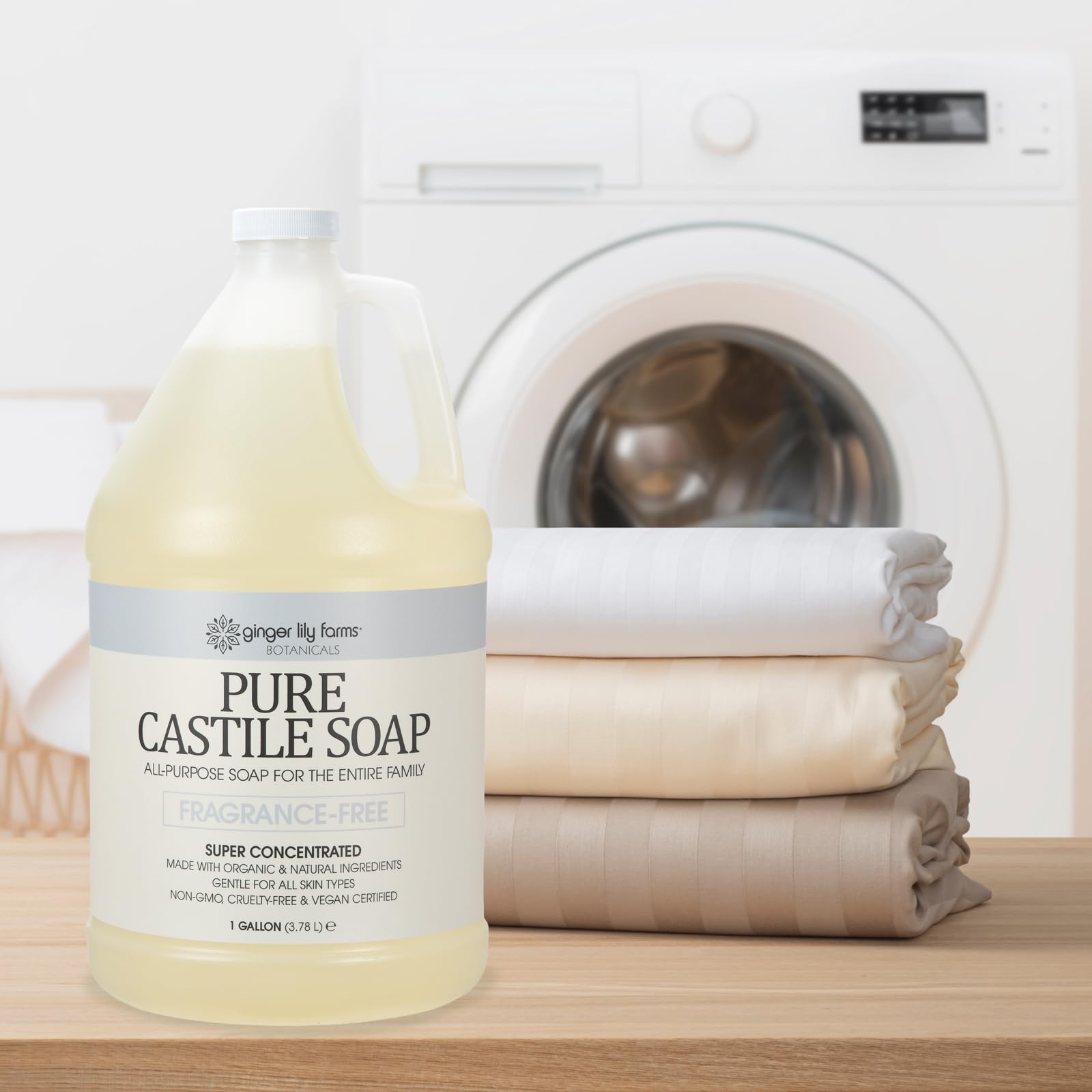 Ginger Lily Farms gentle formula suitable for pets' baths and care.
