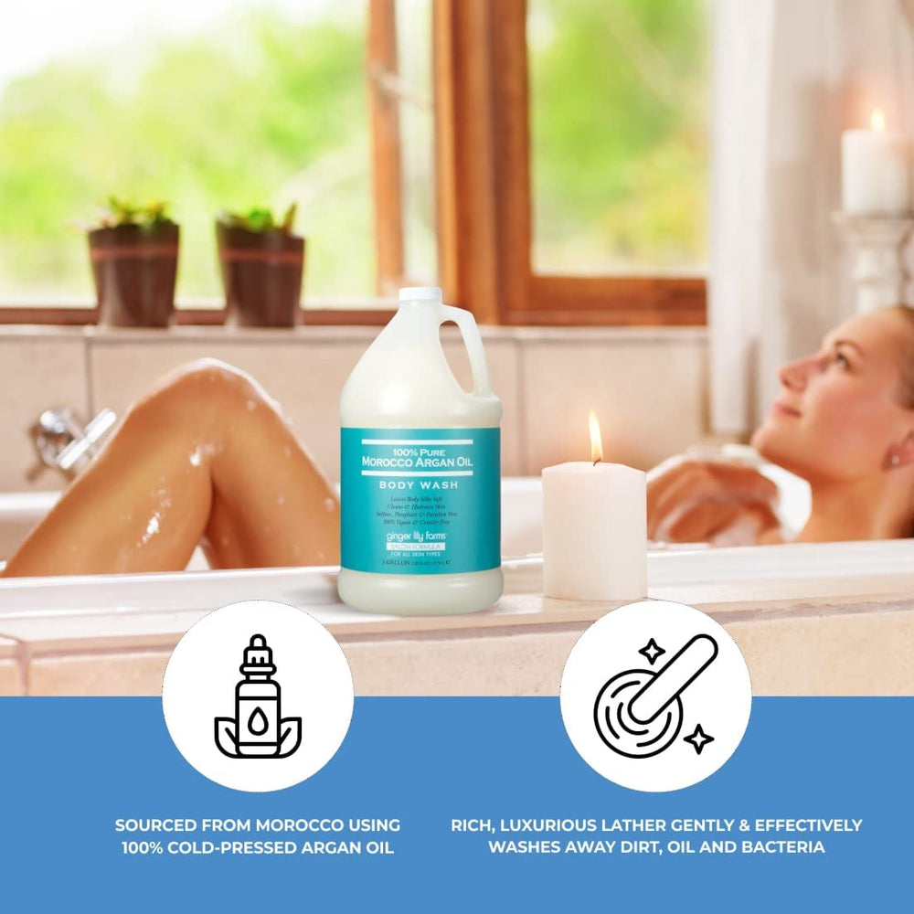 Ginger Lily Farms gallon refill pack helps reduce plastic waste