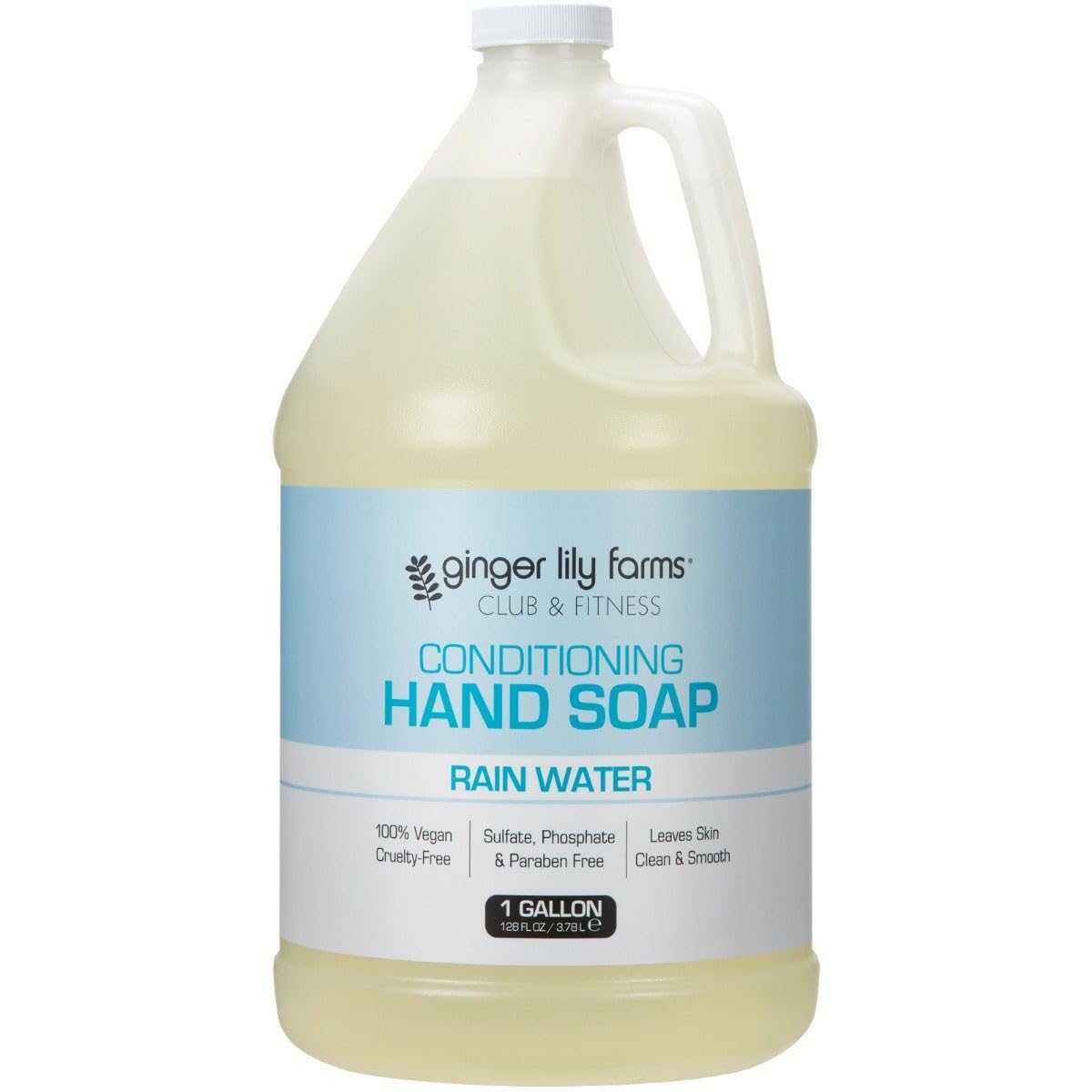 Ginger Lily Farms hand soap bottle with gentle cleansing and refreshing scent.