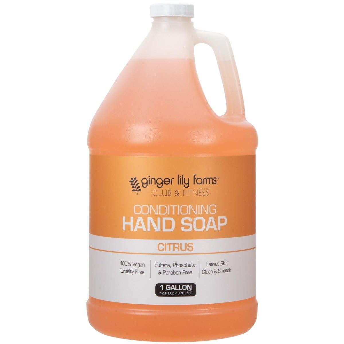 Ginger Lily Farms hand soap refill gallon for easy locker-room restocking