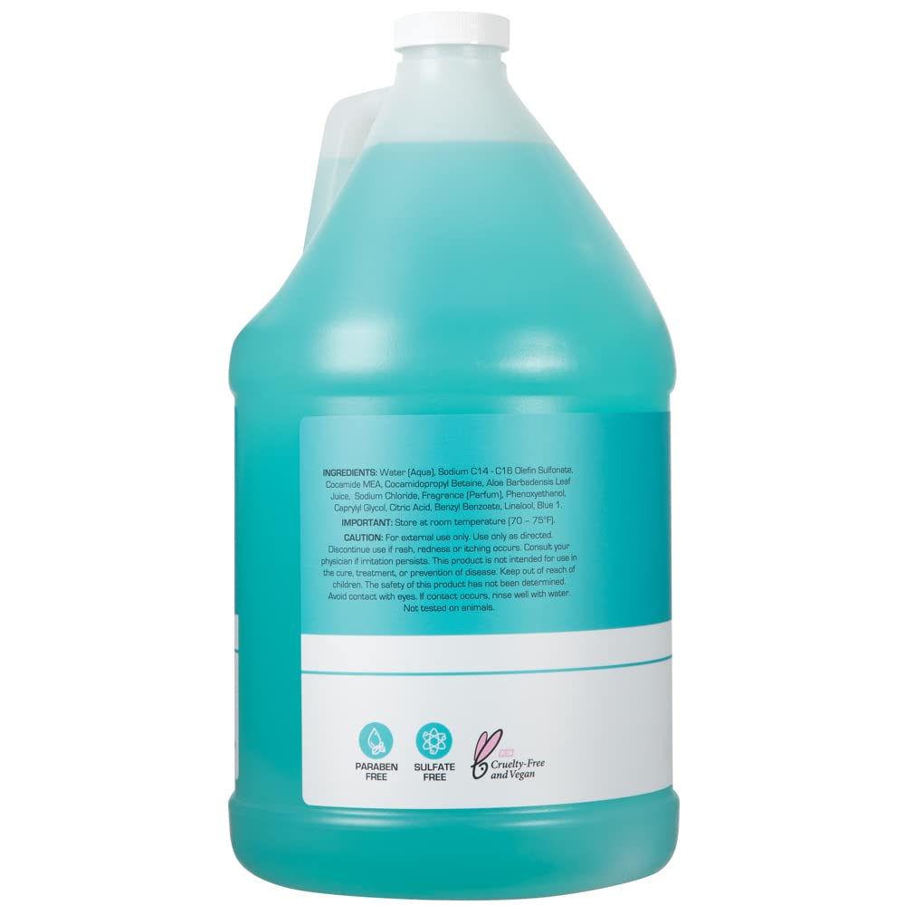 Ginger Lily Farms Ocean Breeze label close-up highlighting fresh scent