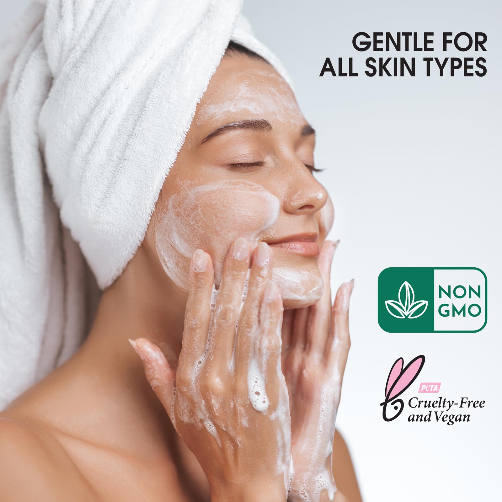 Ginger Lily Farms vegan cruelty-free label signals ethical cleaning and care.