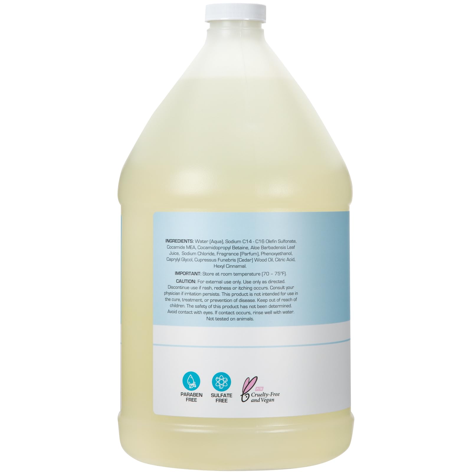 Ginger Lily Farms rich creamy lather leaves skin soft after washes.