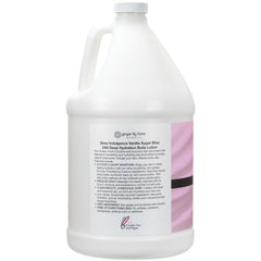 Ginger Lily Farms lotion pump closeup showing smooth texture for easy application