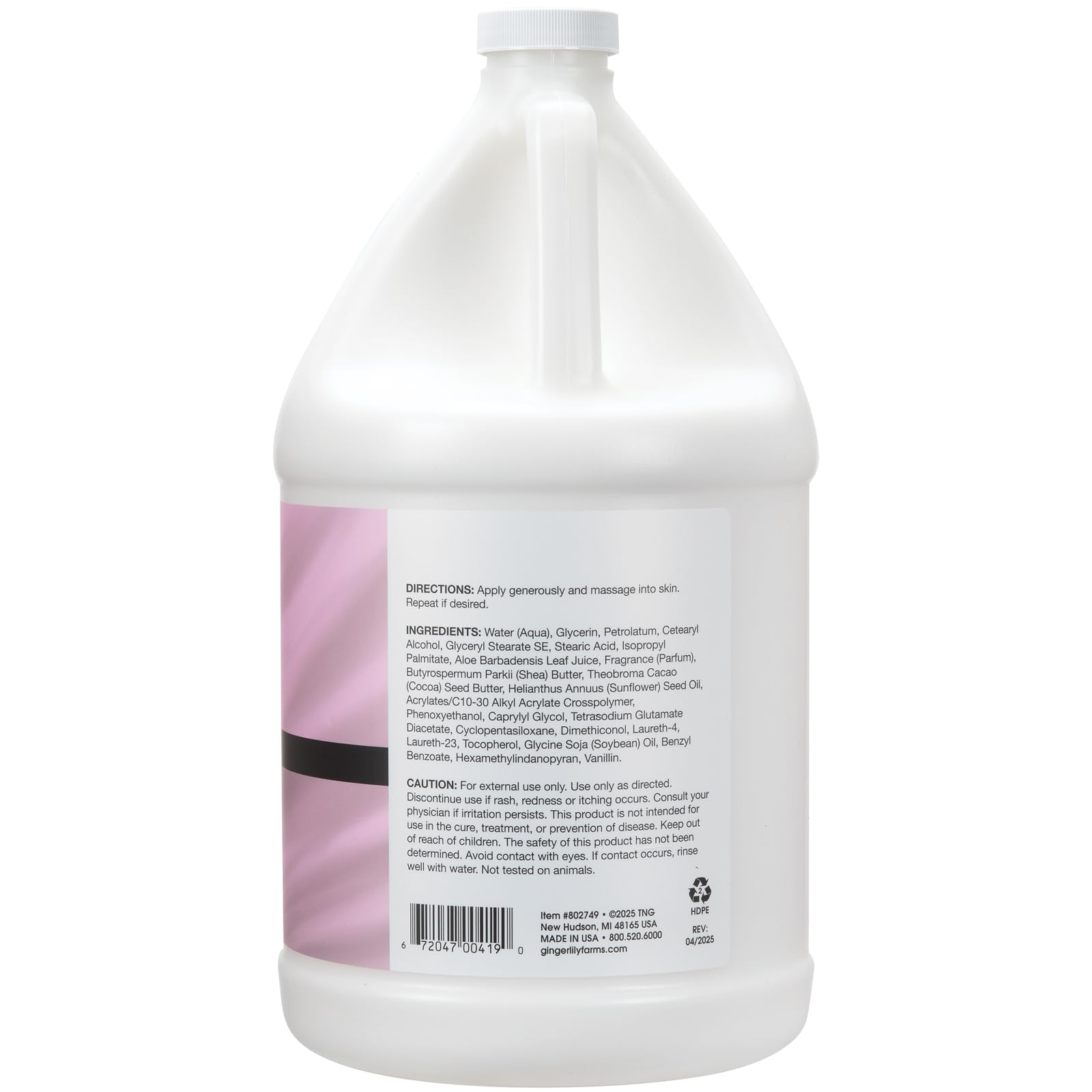 Ginger Lily Farms Vanilla Sugar Bliss scent on skin evokes warm, comforting aroma