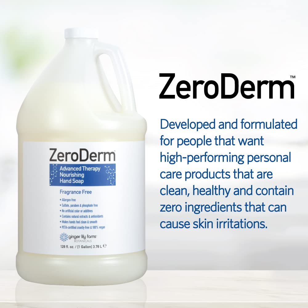Ginger Lily Farms ZeroDerm cruelty-free logo confirms vegan, animal-friendly care