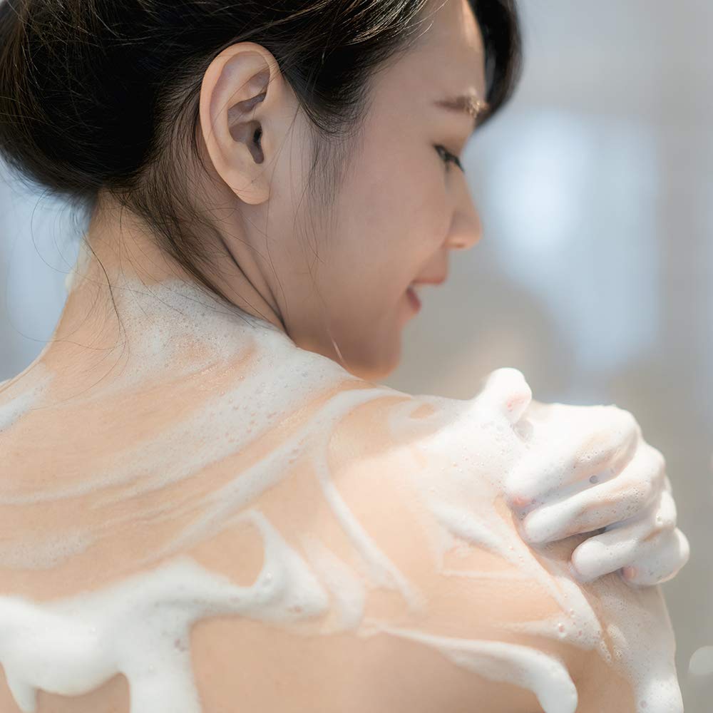 Ginger Lily Farms Zeroderm bottle-on-mount highlights skin-friendly daily cleanse.