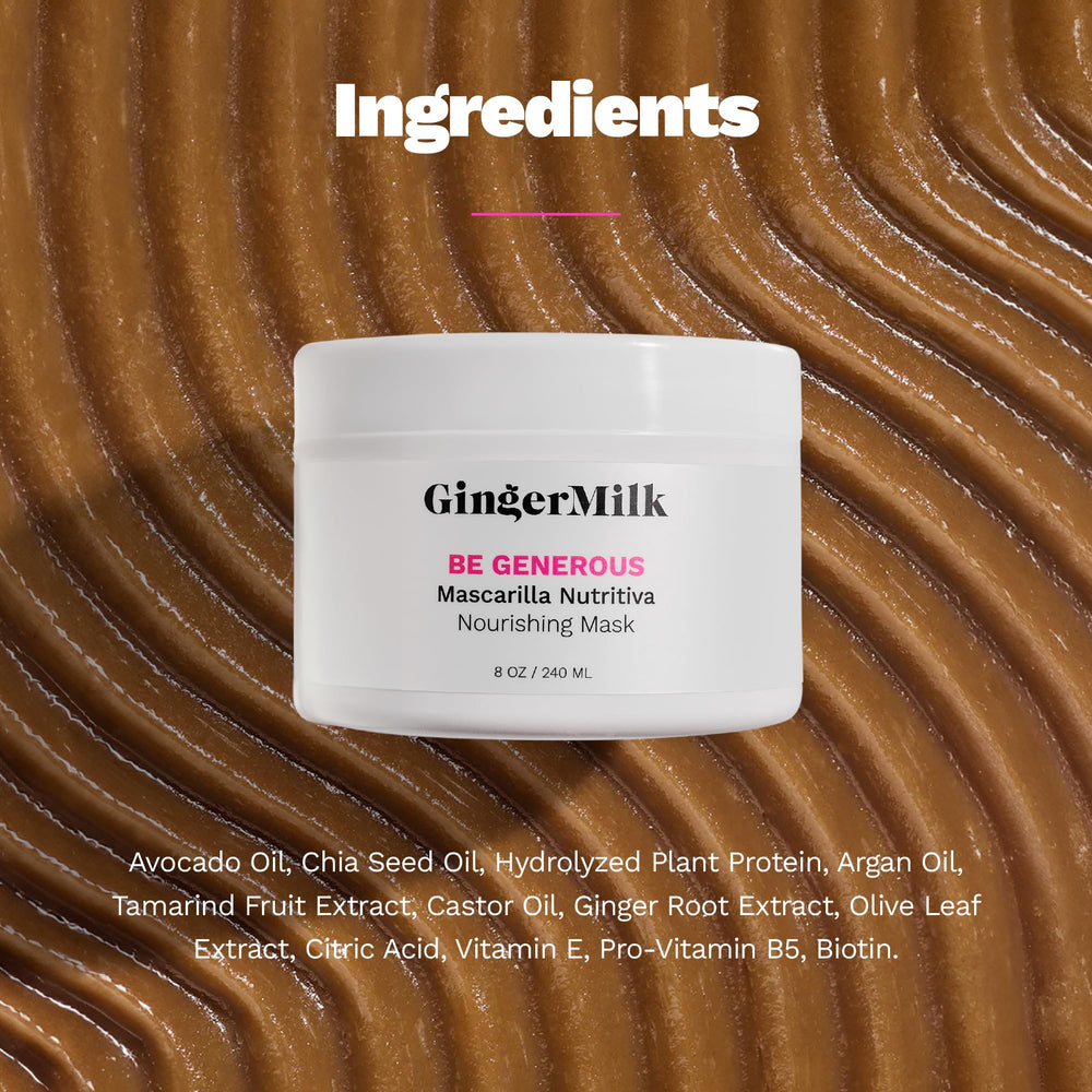 Biotin boosts hair strength in Ginger Milk Deep Repair Hair Mask