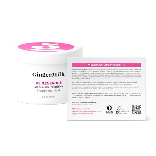 Ginger Milk Deep Repair Hair Mask bottle pour enables easy daily application