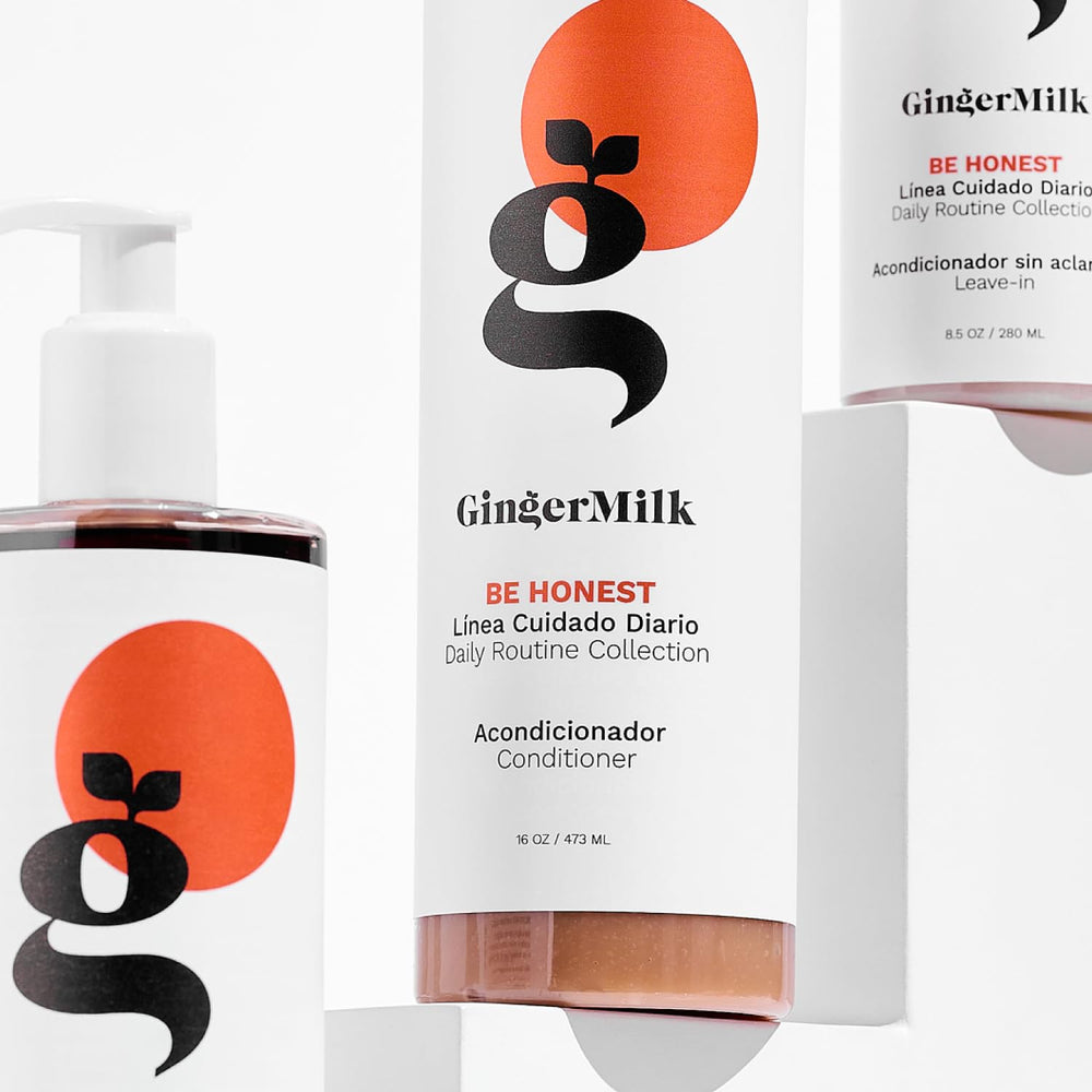 16 oz BE HONEST conditioner packaging standing upright