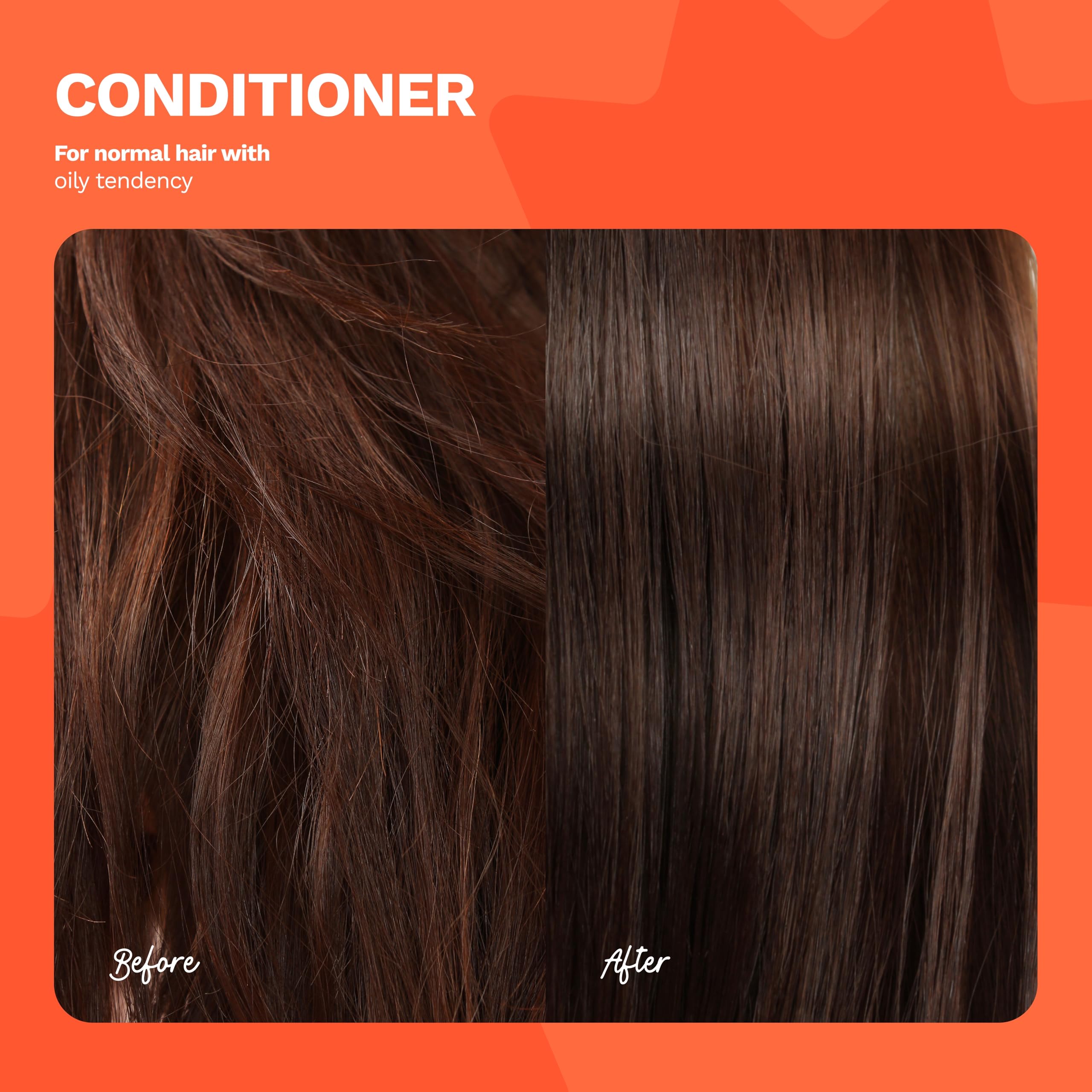 Creamy BE HONEST conditioner texture indicating lightweight detangling aid