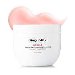 Ginger Milk Natural Care Intensive Repair Hair Mask pack shot with branding.