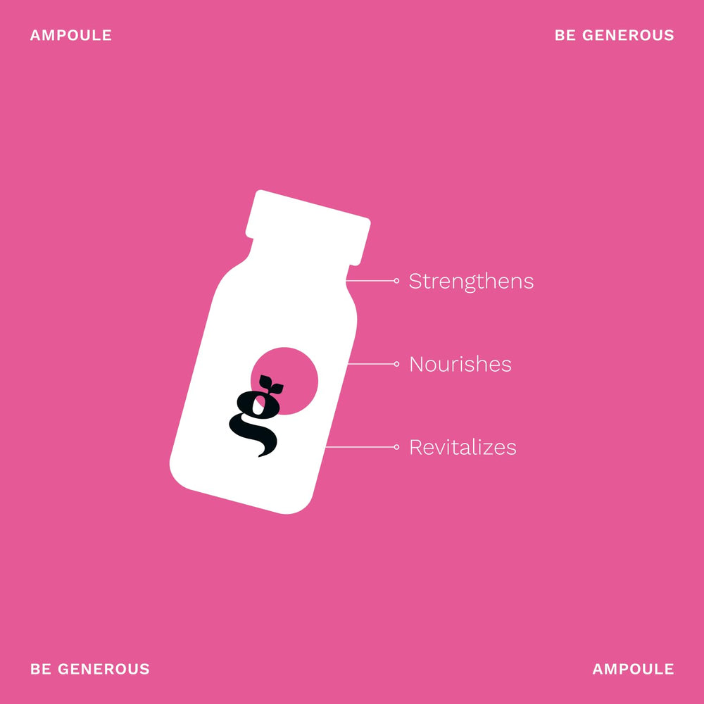 Ginger Milk Nutritive Ampoule with argan oil blend protects and nourishes.