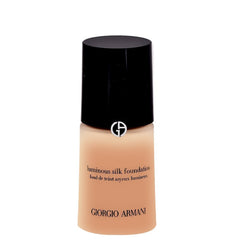 Giorgio Armani Luminous Silk Foundation bottle close-up for radiant complexion.