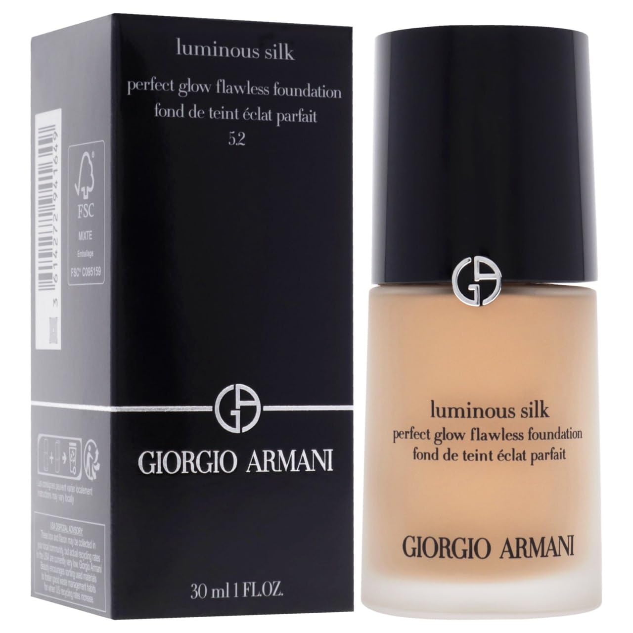 Giorgio Armani Luminous Silk Foundation bottle with pump for easy, precise application