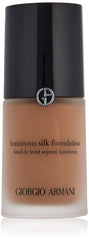 Giorgio Armani Luminous Silk Foundation No.7 Tan bottle delivering radiant, natural-looking coverage.