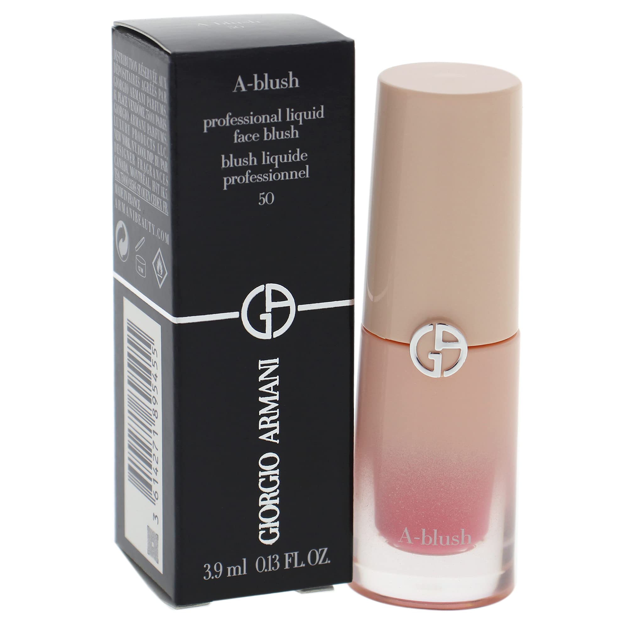 Giorgio Armani Neo Nude Liquid Blush 50 packaging box showcases sleek design