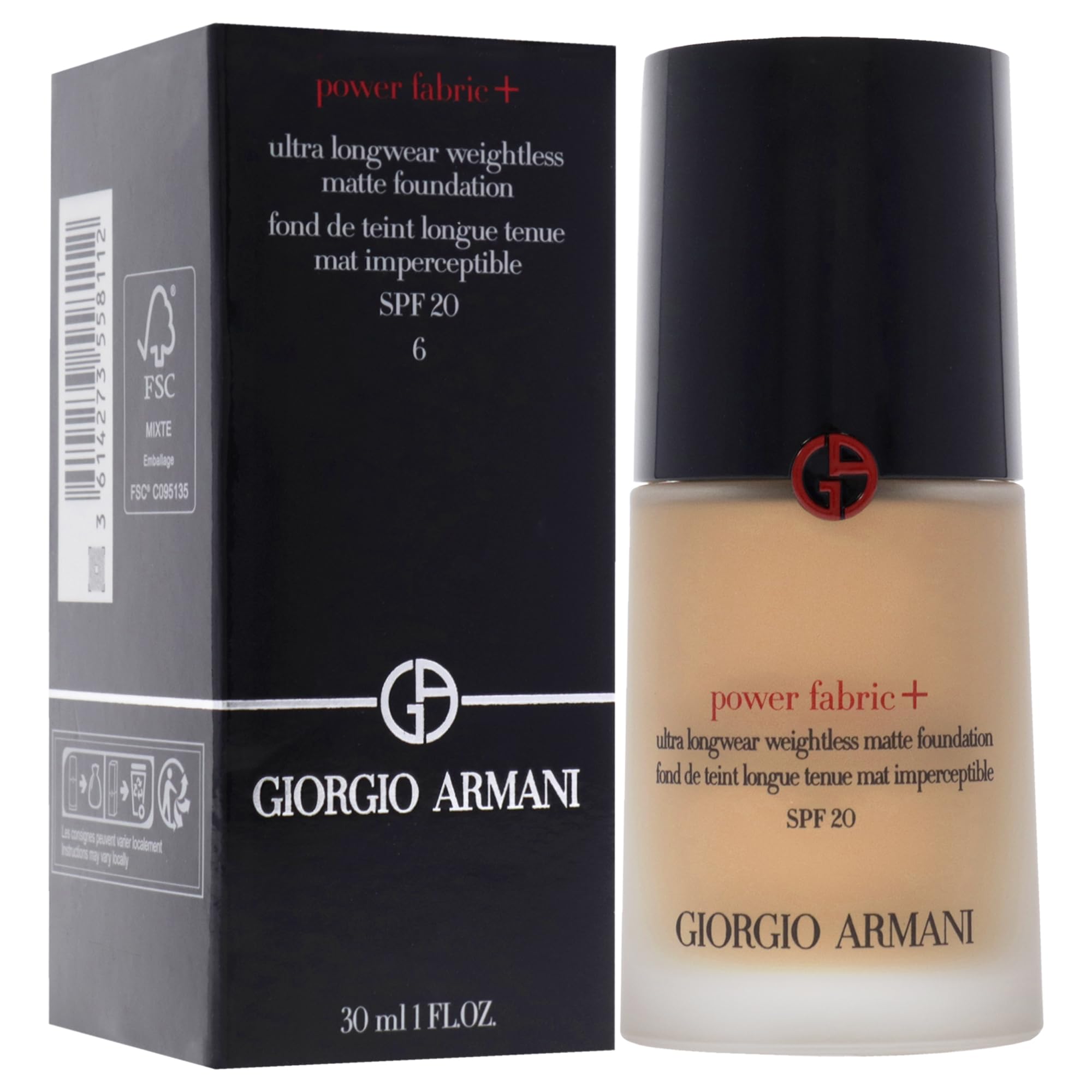 Giorgio Armani Power Fabric Plus pump-top for precise application