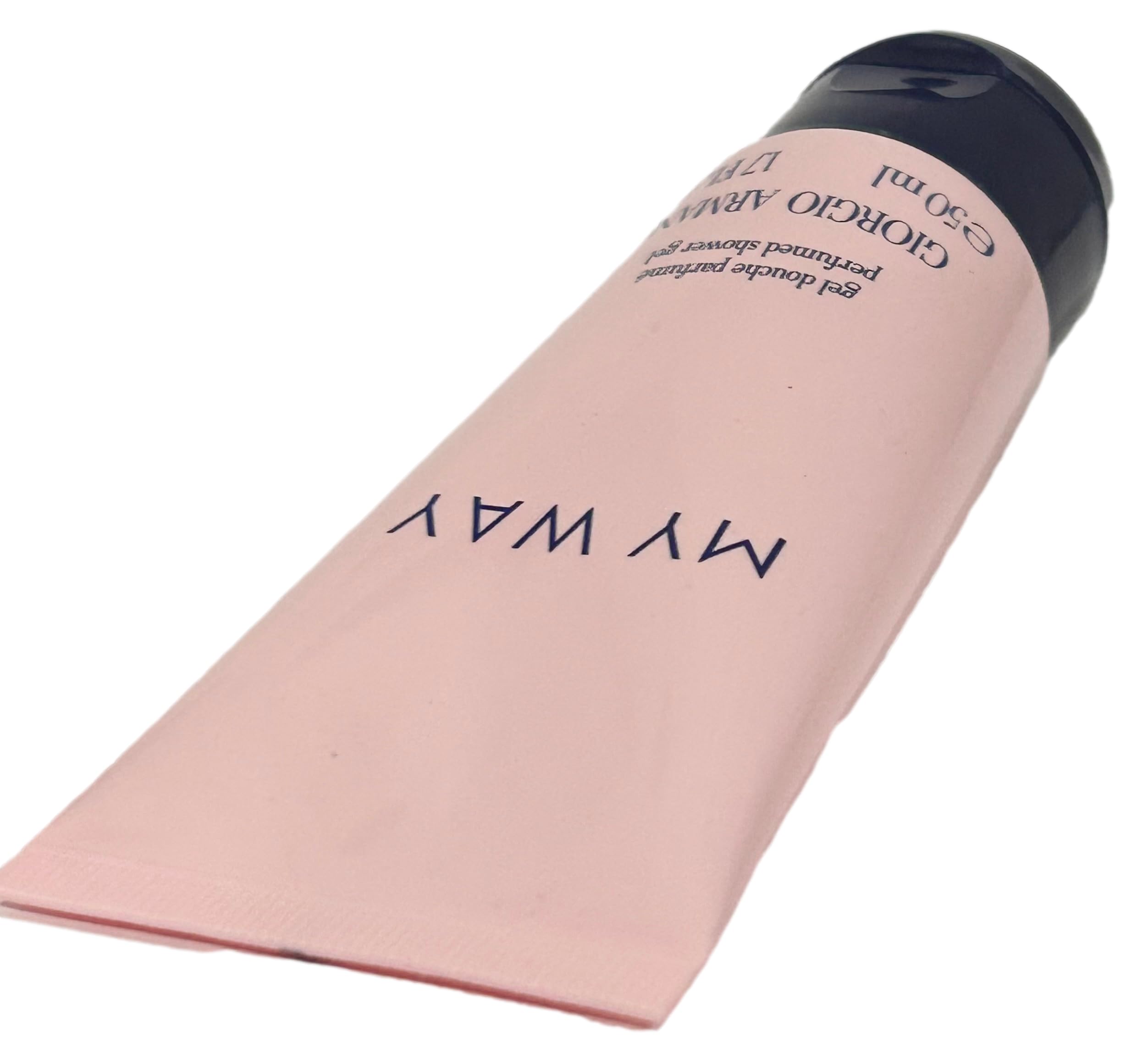 Giorgio Armani Shower Gel Women compact size fits carry-on bags.