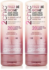 GIOVANNI 2chic Frizz Be Gone hair balm bottle—anti-frizz smoothing for sleek, manageable hair