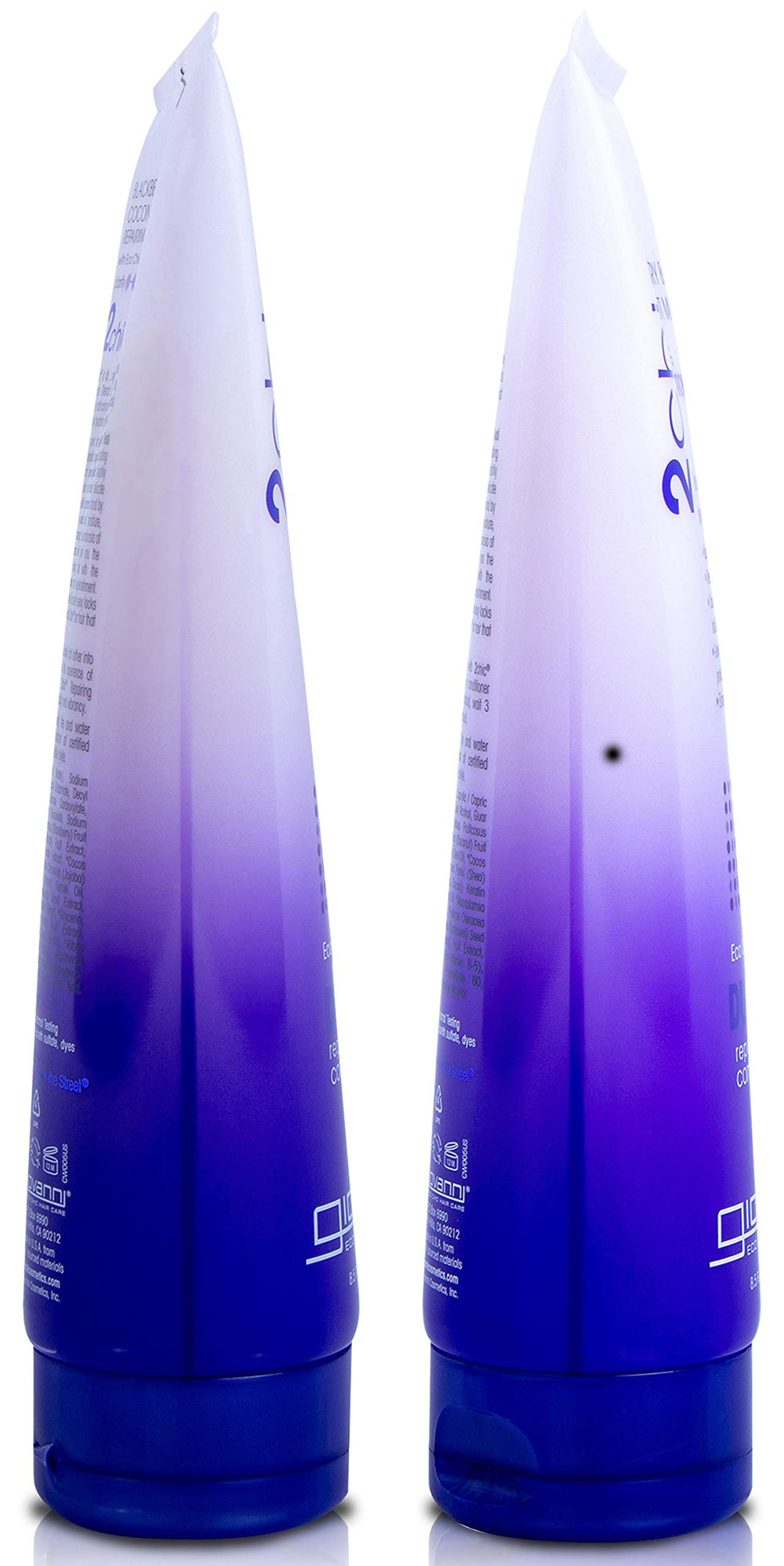 GIOVANNI 2Chic Repairing Duo packaging emphasizes vegan, cruelty-free care.