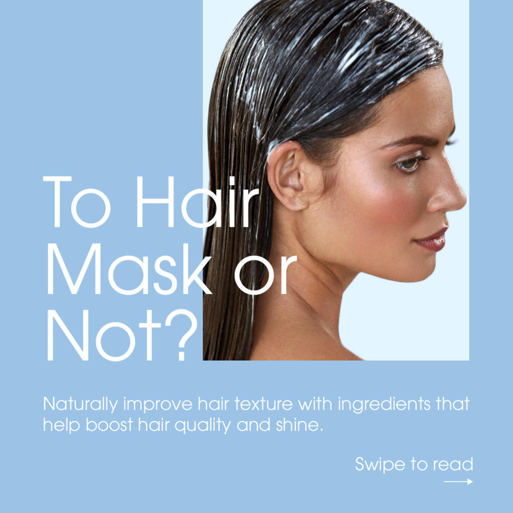 GIOVANNI Biotin & Collagen Hair Mask application scene shows detangling and smoothing during use.