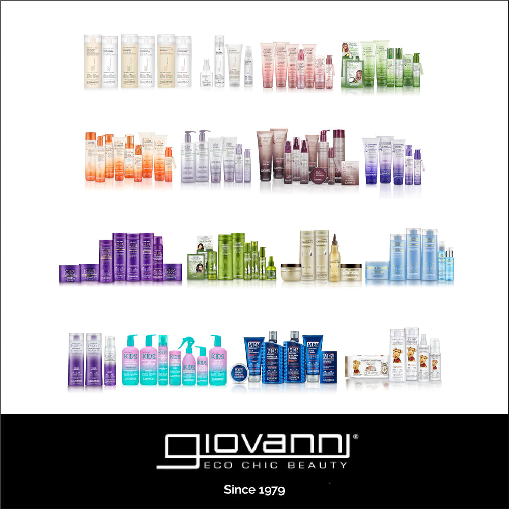 GIOVANNI Eco Chic 50:50 daily-use bottle ready for moisturized, manageable hair