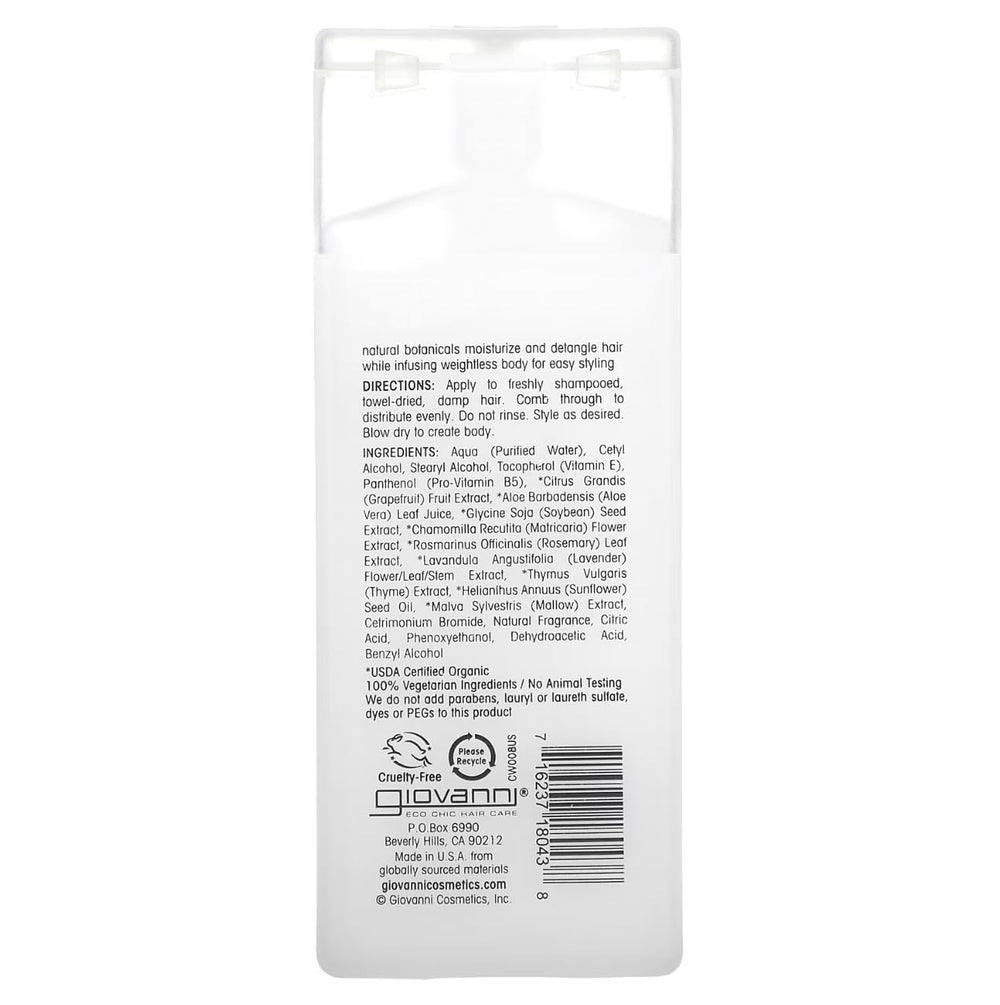 Giovanni Shine and defined curls on healthy-looking hair.